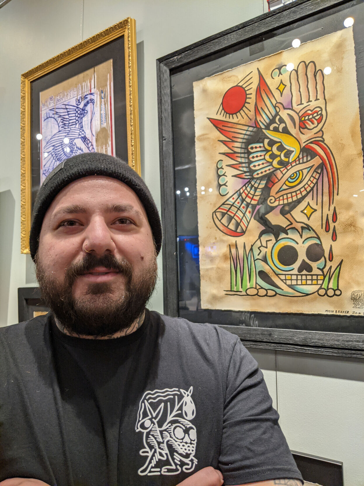 Mitch Braver and his artwork